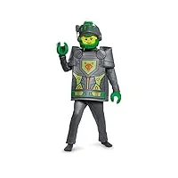 costume de lego pour enfants, déguisement de luxe de nexo aaron, taille l, âge 10–12 ans, hauteur approx. 1,37m - 1,48m